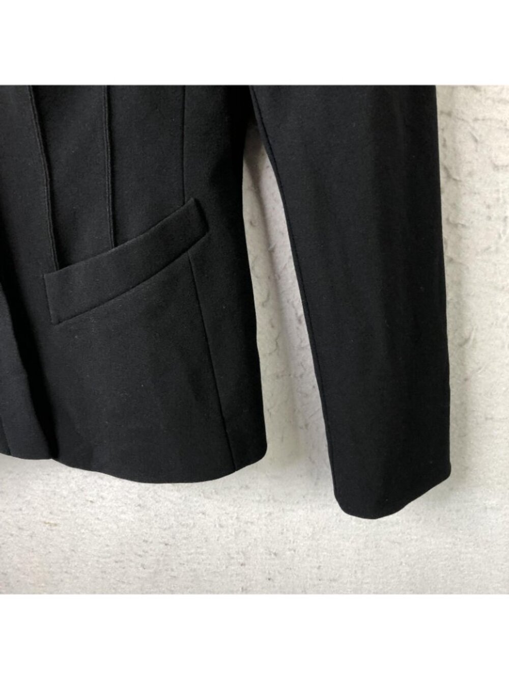 ESCADA Blazer Womens 6 Black New Wool Old Money Capsule Career Classic - Picture 12 of 14